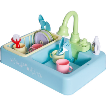 Кухонная раковина с водой и аксессуарами из серии Помогаю Маме, свет и звук