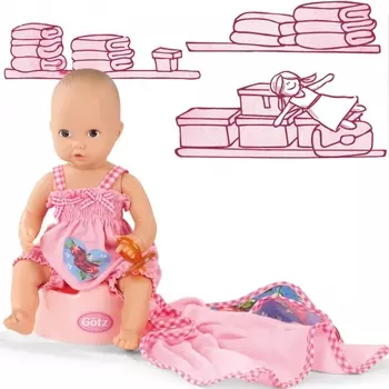 Кукла Аквини, 33 см, 7 аксессуаров
