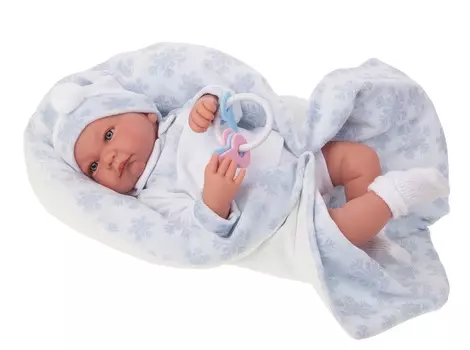 Кукла Антонио в голубом, 40 см.