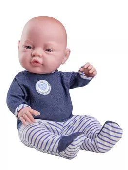 Кукла Бэби в синих ползунках, 45 см, девочка