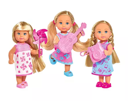 Кукла Еви с аксессуаром, 12 см., 3 вида