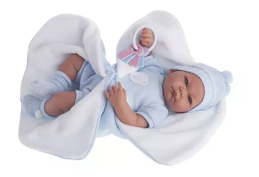 Кукла Фернан в голубом, 40 см.