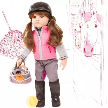 Кукла - Ханна наездница, брюнетка