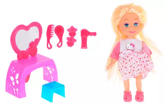 Кукла Hello Kitty - Машенька, 12 см с набором красоты