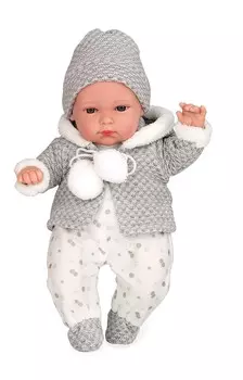 Кукла из серии Arias Elegance с мягким телом 33 см., с соской и звуковыми эффектами