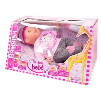 Кукла из серии Bambina Bebe, 40 см., с живой мимикой и звуковыми эффектами
