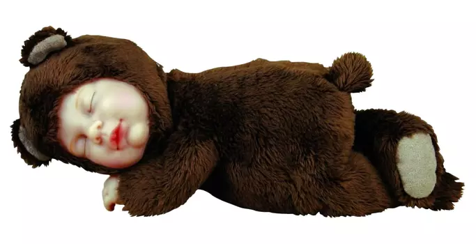 Кукла Детки-мишки, шоколадные