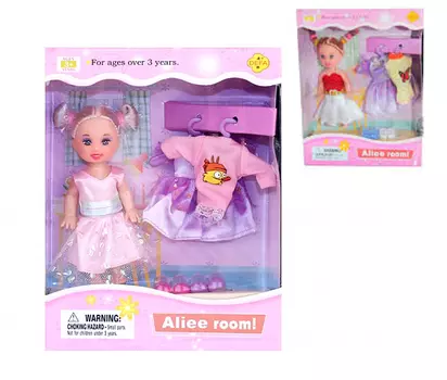 Кукла Элли в наборе с аксессуарами, 10 см