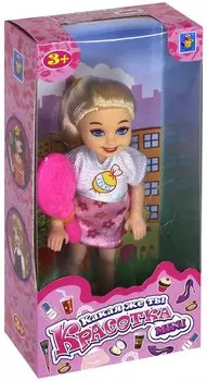 Кукла - Красотка mini, 13 см с расческой