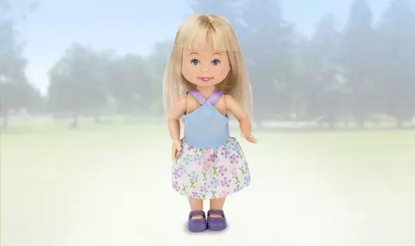 Кукла - Летний наряд, блондинка в цветном