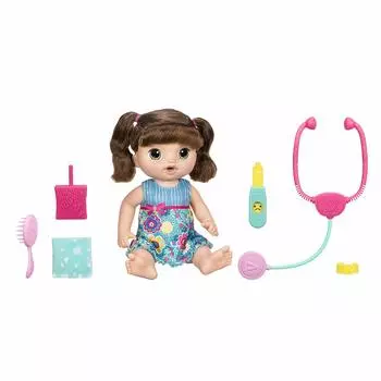 Кукла Малышка шатенка у врача из серии Baby Alive