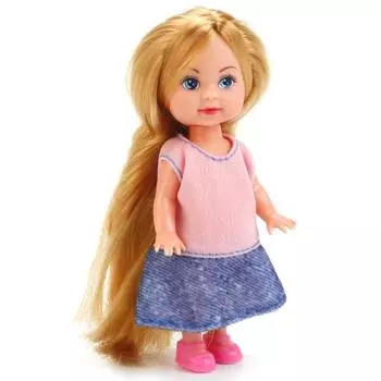 Кукла Машенька в модной одежде, 12 см.