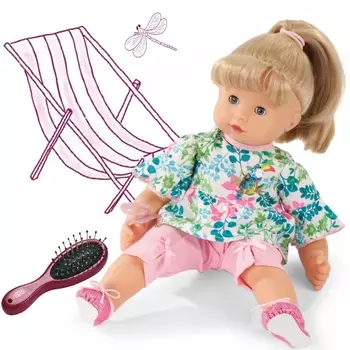 Кукла Макси-маффин блондинка, 42 см. с расческой