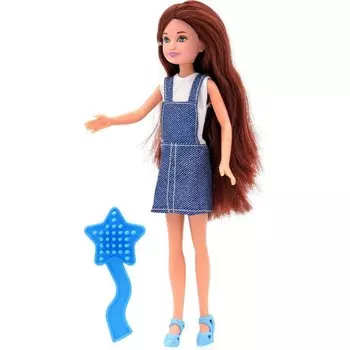 Кукла Мила 23 см. с темными волосами