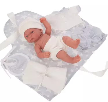 Кукла-младенец - Фернандо в голубом, 26 см