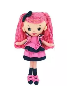 Кукла мягконабивная джинсовая, 25 см