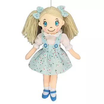 Кукла мягконабивная в сарафане в цветочек, 30 см