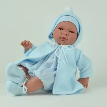 Кукла Пабло в голубой кофточке, 45 см.