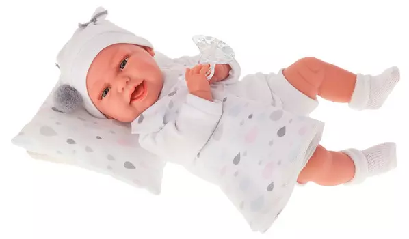 Кукла Пенелопа в белом, 34 см