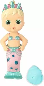 Кукла русалочка для купания Bloopies – Flowy, брызгается водой и пузырями