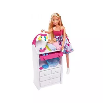 Кукла Штеффи беременная из серии Двойняшки, с аксессуарами, 29 см.