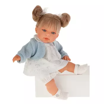 Кукла Тереза в голубом, озвученная, 37 см.