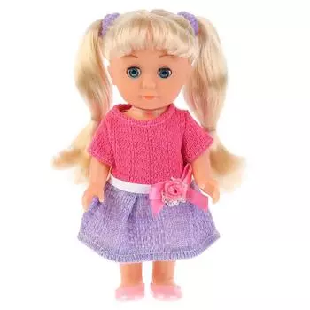 Кукла - Ульяна, 20 см, твердое тело, без звука, закрывает глазки, с аксессуарами