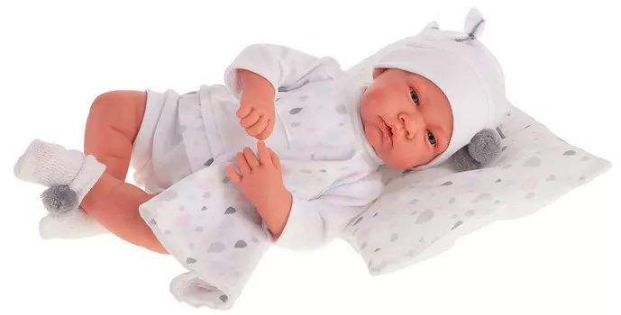 Кукла Вирджиния в белом, 40 см