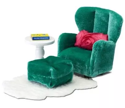 Кукольная мебель Смоланд - Кресло с пуфиком