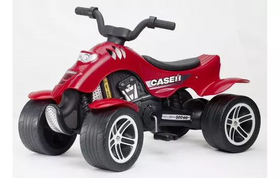 Квадроцикл красный педальный 84 см.