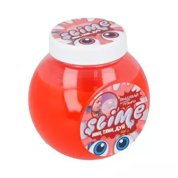Лизун Slime Mega Mix, прозрачный + красный 500 г