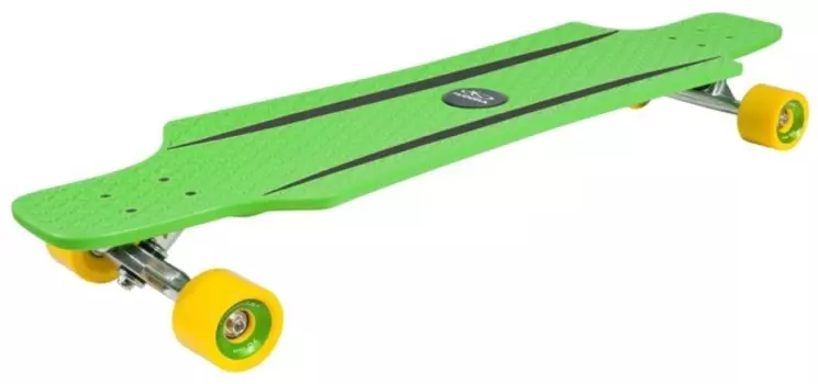 Лонгборд круизер Longboard CruiseStar, цвет green – yellow/зелёно-желтый