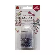 Lucky роликовый гель с блестками для лица и волос с ароматом клубники, малиновый-бирюзовый-серебристый, 20 мл