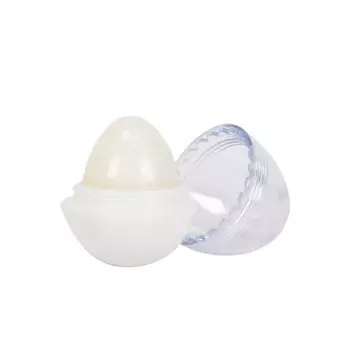 Lukky бальзам с блестками для губ, яйцо - Жемчужные переливы, с ароматом ванили, 10 г