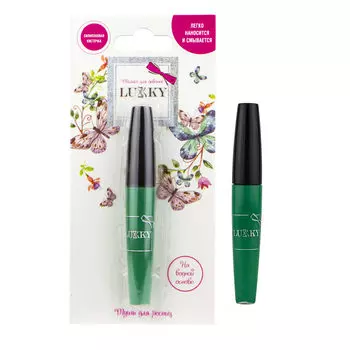 Lukky тушь для ресниц, цвет зеленый, 8 мл
