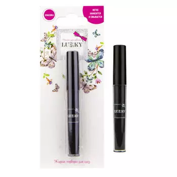 Lukky жидкая подводка для контура глаз, 2 мл, черный