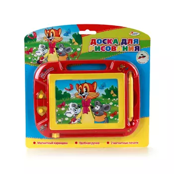 Магнитная доска для рисования «Кот Леопольд», 2 печати