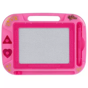 Магнитная доска для рисования с трафаретом - Царевны, ч/б поле