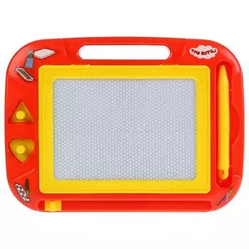 Магнитная доска для рисования с трафаретом - Три кота