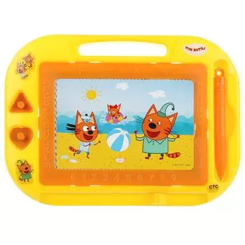 Магнитная доска для рисования - Три кота