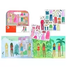 Магнитная игра - Мода для девочек, с нарядами