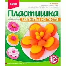 Магниты из теста - Цветочная фантазия