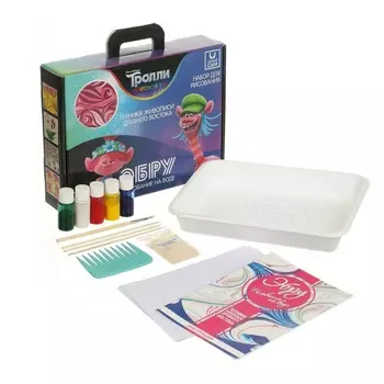 Малый набор Эбру из серии Тролли, в коробке