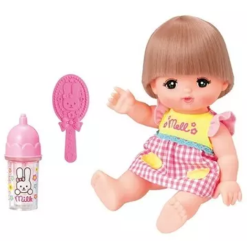 Малышка - Милая Мелл, меняет цвет волос в воде