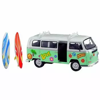 Машина для серферов фрикционная – с наклейками