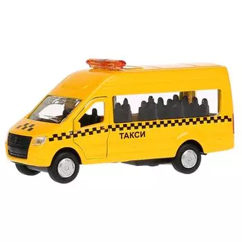 Машина инерционная металлическая ГАЗ Газель Next - Такси 12 см, открываются двери