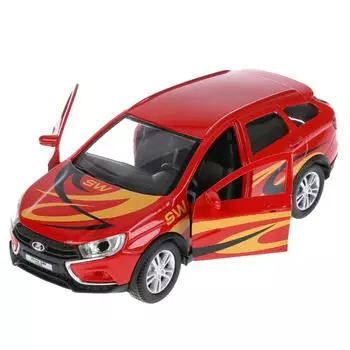Машина инерционная металлическая - Lada Vesta Sw Cross Спорт, 12 см