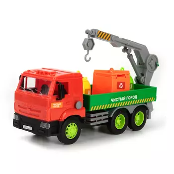 Машина КАМАЗ – Мусоровоз, световые и звуковые эффекты