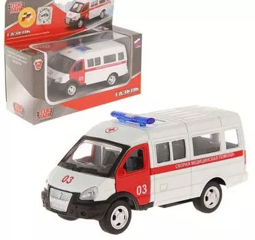 Машина металлическая инерционная - Газель - Скорая помощь