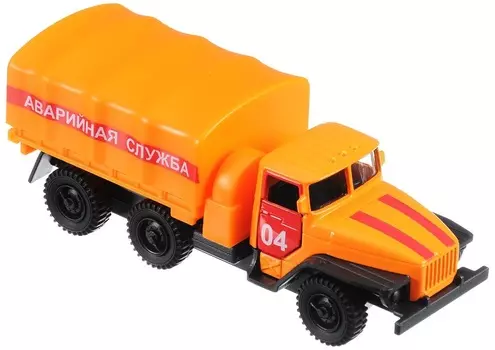 Машина металлическая инерционная - Урал - Аварийная служба, 12 см